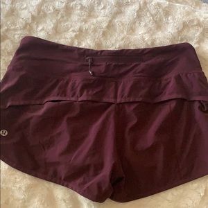 Lululemon shorts maroon